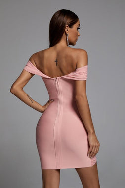 Echo Blush Bandage Dress